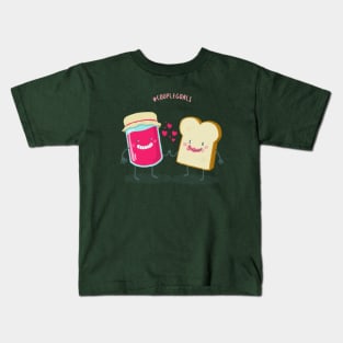 Jam and Bread - Hashtag Couple Goals Kids T-Shirt